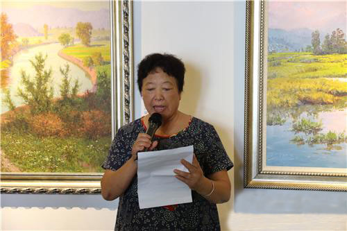 丹东紫诏文化艺术有限公司 总经理 林宝琴致辞
